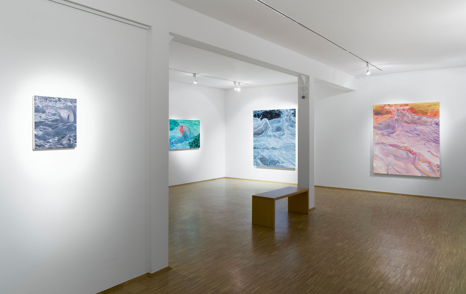 artist Tabea Wasserfall will present a selection of paintings exploring water